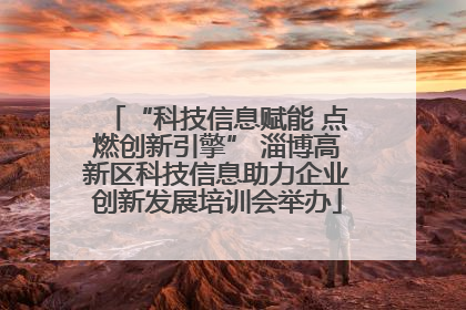 “科技信息赋能 点燃创新引擎” 淄博高新区科技信息助力企业创新发展培训会举办