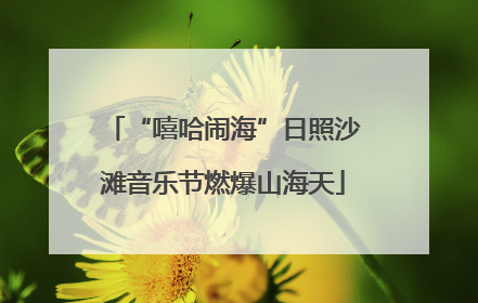 “嘻哈闹海”日照沙滩音乐节燃爆山海天