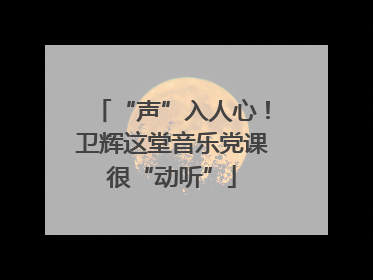 “声”入人心！卫辉这堂音乐党课很“动听”