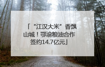 “江汉大米”香飘山城！鄂渝粮油合作签约14.7亿元