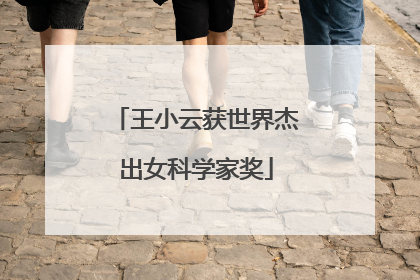 王小云获世界杰出女科学家奖