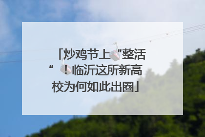 炒鸡节上“整活”！临沂这所新高校为何如此出圈