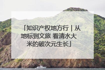 知识产权地方行｜从地标到文旅 看清水大米的破次元生长