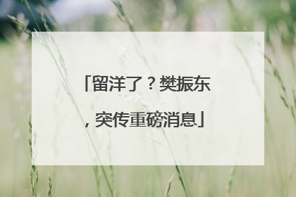 留洋了？樊振东，突传重磅消息
