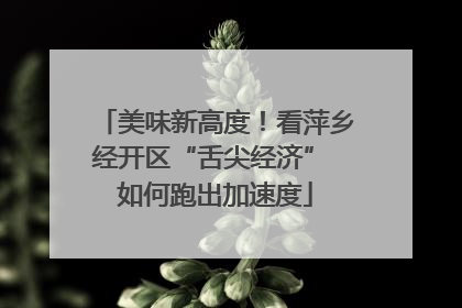 美味新高度！看萍乡经开区“舌尖经济” 如何跑出加速度