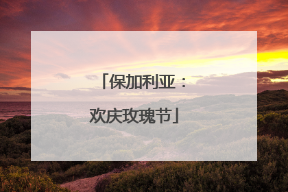 保加利亚：欢庆玫瑰节