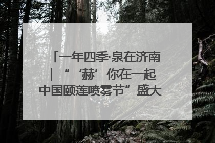 一年四季·泉在济南｜“‘赫’你在一起 中国颐莲喷雾节”盛大开启 共赴水润之约