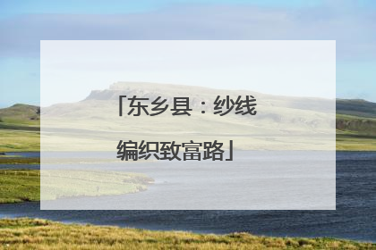 东乡县：纱线编织致富路