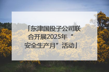 东津国投子公司联合开展2025年“安全生产月”活动