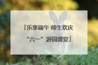 乐享端午 师生欢庆“六一”游园盛宴