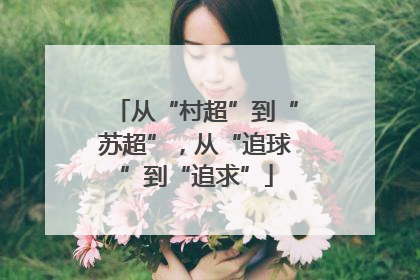 从“村超”到“苏超”，从“追球”到“追求”