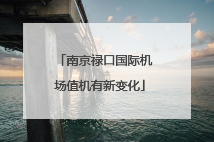 南京禄口国际机场值机有新变化