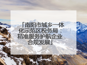 南阳市城乡一体化示范区税务局：精准服务护航企业合规发展