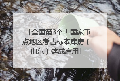 全国第3个！国家重点地区考古标本库房（山东）建成启用