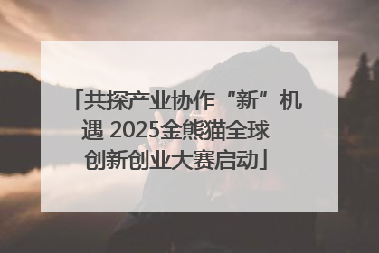 共探产业协作“新”机遇 2025金熊猫全球创新创业大赛启动