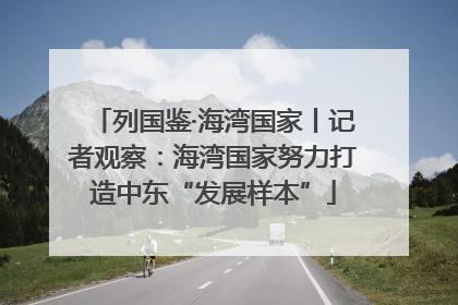 列国鉴·海湾国家丨记者观察：海湾国家努力打造中东“发展样本”