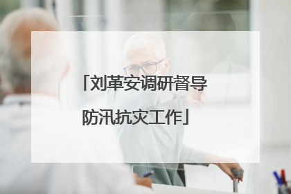 刘革安调研督导防汛抗灾工作