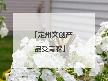 定州文创产品受青睐