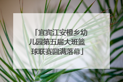 宜宾江安橙乡幼儿园第五届大班篮球联赛圆满落幕