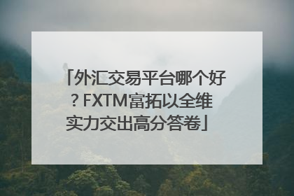 外汇交易平台哪个好？FXTM富拓以全维实力交出高分答卷