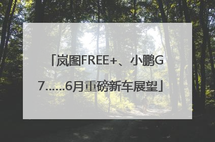 岚图FREE+、小鹏G7……6月重磅新车展望