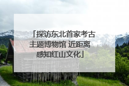 探访东北首家考古主题博物馆 近距离感知红山文化