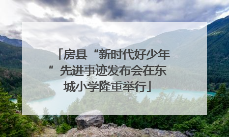 房县“新时代好少年”先进事迹发布会在东城小学隆重举行