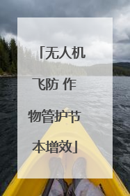 无人机飞防 作物管护节本增效