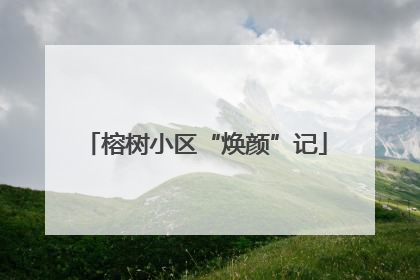 榕树小区“焕颜”记