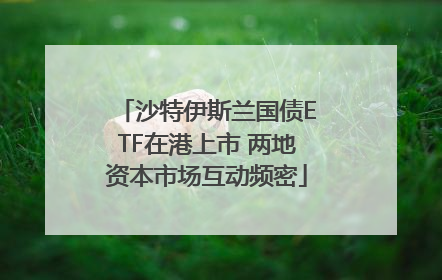 沙特伊斯兰国债ETF在港上市 两地资本市场互动频密