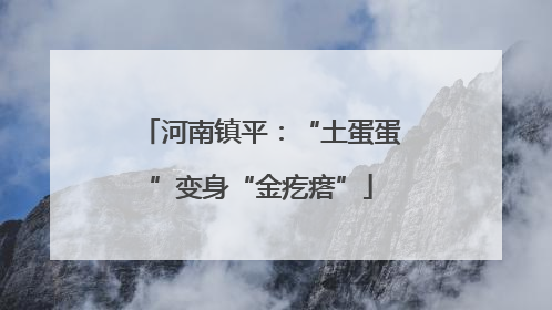 河南镇平：“土蛋蛋”变身“金疙瘩”
