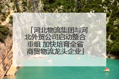 河北物流集团与河北外贸公司启动整合重组 加快培育全省商贸物流龙头企业