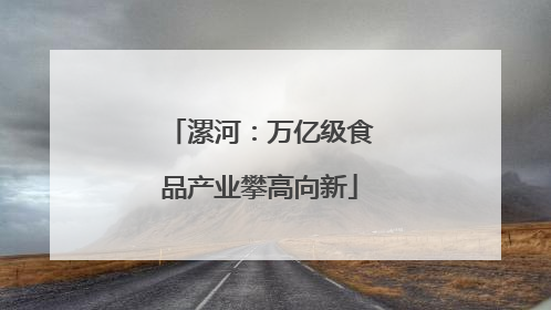 漯河：万亿级食品产业攀高向新
