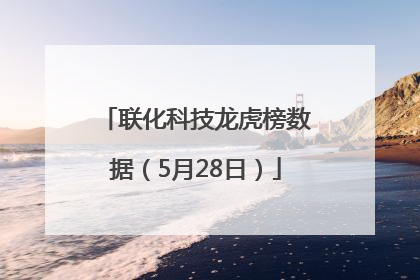 联化科技龙虎榜数据（5月28日）
