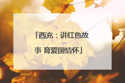 西充：讲红色故事 育爱国情怀