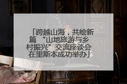 跨越山海，共绘新篇 “山地旅游与乡村振兴”交流座谈会在里斯本成功举办