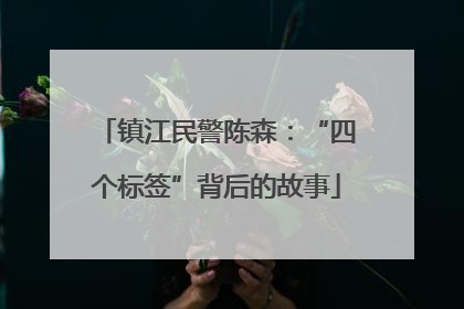 镇江民警陈森：“四个标签”背后的故事