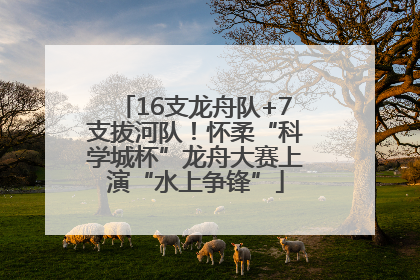 16支龙舟队+7支拔河队！怀柔“科学城杯”龙舟大赛上演“水上争锋”