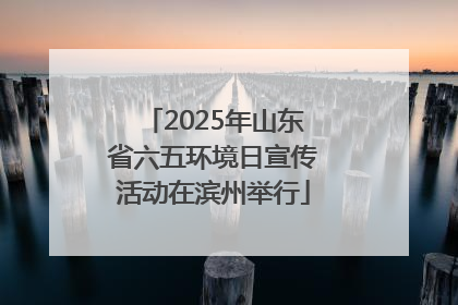 2025年山东省六五环境日宣传活动在滨州举行