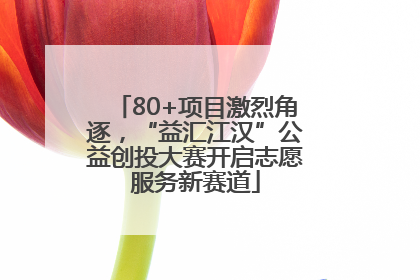80+项目激烈角逐，“益汇江汉”公益创投大赛开启志愿服务新赛道